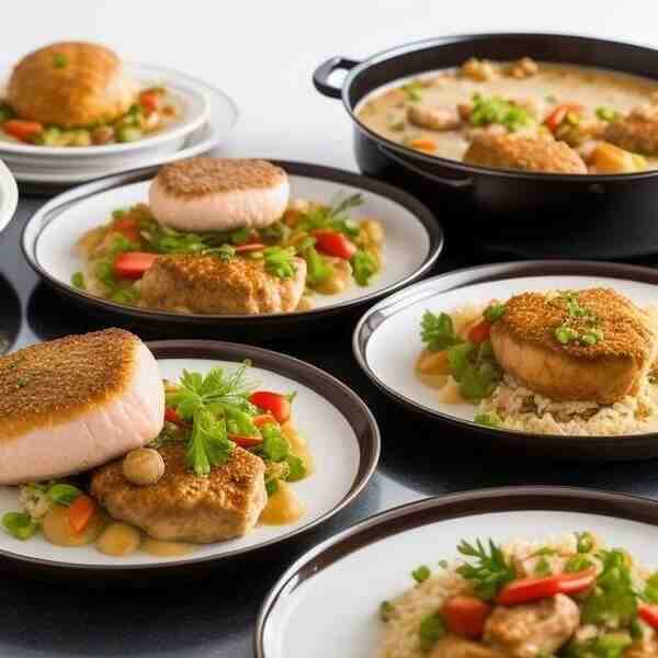 Окрошка с телятиной и куриным филе